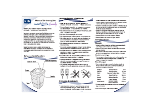 Manual KIN Clarita Máquina de lavar roupa