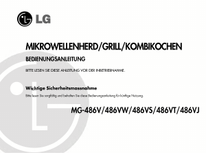 Bedienungsanleitung LG MG-486VL Mikrowelle
