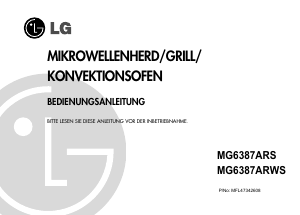 Bedienungsanleitung LG MG6387ARS Mikrowelle