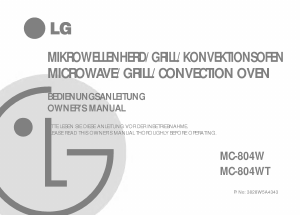 Bedienungsanleitung LG MC-804W Mikrowelle