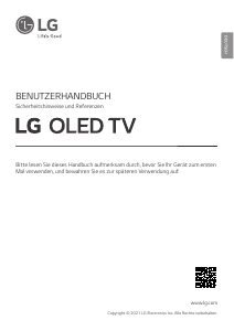 Bedienungsanleitung LG OLED55A19LA OLED fernseher