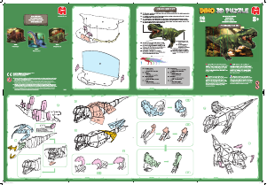 Manual Jumbo Tyrannosaurus 3D Puzzle