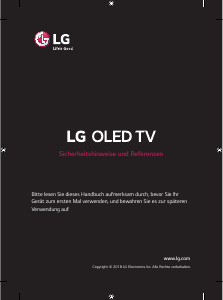 Bedienungsanleitung LG OLED55C8LLA OLED fernseher