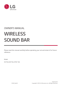 Manual LG DS75Q Speaker