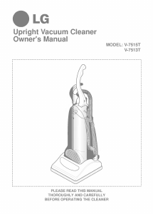 Handleiding LG V-7513T Stofzuiger