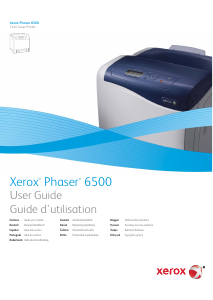 Handleiding Xerox Phaser 6500 Printer