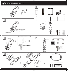 Manual Led Lenser Flex3 Portable Charger