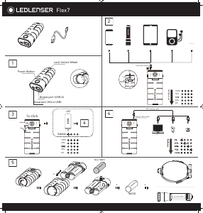 Manual Led Lenser Flex7 Portable Charger