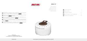 Manual MPM MSG-17 Food Dehydrator