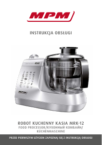 Manual MPM MRK-12 Food Processor