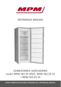 Instrukcja MPM MPM-182-ZS-09/E Zamrażarka