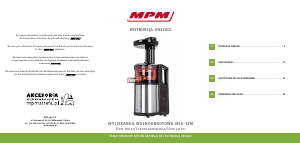 Manual MPM MSO-12M Juicer