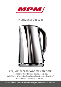 Manual MPM MCZ-71P Kettle