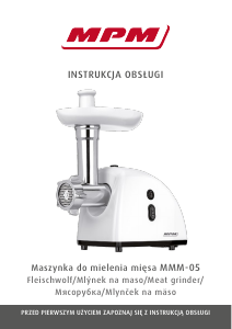 Manual MPM MMM-05 Meat Grinder