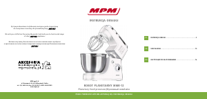 Handleiding MPM MMR-12 Standmixer