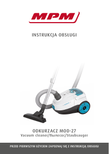 Manual MPM MOD-27 Vacuum Cleaner