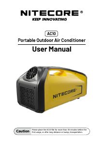 Handleiding Nitecore AC10 Airconditioner