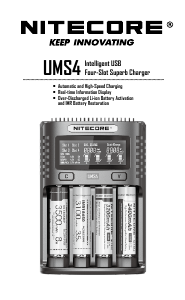 Manual Nitecore UMS4 Încărcător de baterie