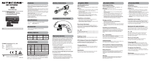 Manuale Nitecore HM01 Torcia