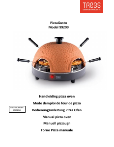 Bedienungsanleitung Trebs 99299 PizzaGusto Pizzamaker