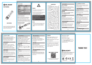説明書 Olight i3E EOS 懐中電灯