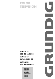 Instrukcja Grundig Amira 15 LCD 38-6605 BS Telewizor LCD