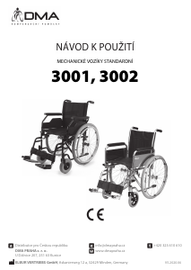 Manuál DMA 3001 Invalidní vozík