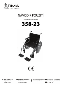 Manuál DMA 358-23 Invalidní vozík