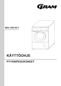 Käyttöohje Gram WDL 1450-00 F Pesukone