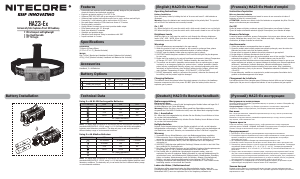 Manual Nitecore HA23-Ex Flashlight