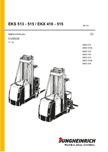 Kullanım kılavuzu Jungheinrich EKX 410 Forklift
