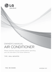 Manual LG GSNC1865SU1 Air Conditioner