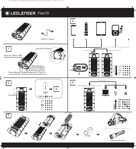 説明書 Led Lenser Flex10 ポータブル充電器