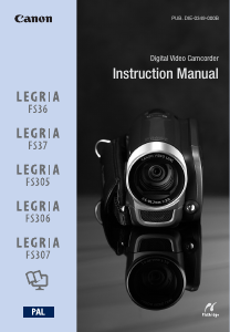 Handleiding Canon LEGRIA FS306 Camcorder