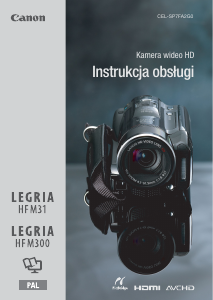 Instrukcja Canon LEGRIA HF M31 Kamera
