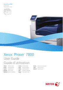 Handleiding Xerox Phaser 7800 Printer