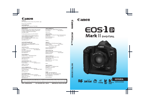 Manual de uso Canon EOS 1D Mark II Cámara digital