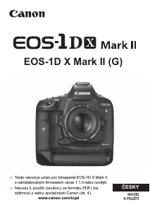 Manuál Canon EOS 1D X Mark II Digitální fotoaparát