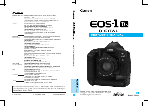 Handleiding Canon EOS 1DS Digitale camera