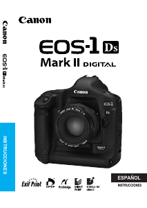 Manual de uso Canon EOS 1DS Mark II Cámara digital