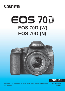 Manual Canon EOS 70D Digital Camera