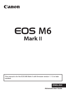 Manual Canon EOS M6 Mark II Digital Camera
