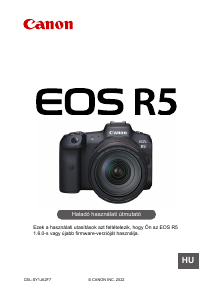 Használati útmutató Canon EOS R5 Digitális fényképezőgép