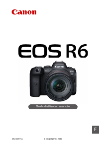 Mode d’emploi Canon EOS R6 Appareil photo numérique
