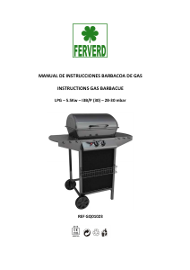 Manual de uso Ferverd GQ01023 Barbacoa