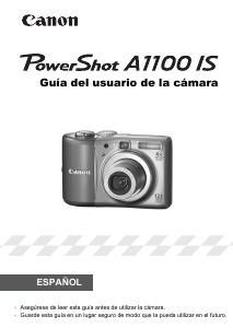 Manual de uso Canon PowerShot A1100 IS Cámara digital
