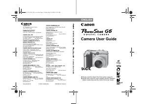 Manual Canon PowerShot G6 Digital Camera