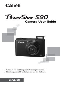 Manual Canon PowerShot S90 Digital Camera