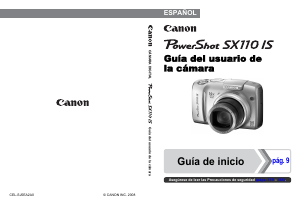 Manual de uso Canon PowerShot SX110 IS Cámara digital