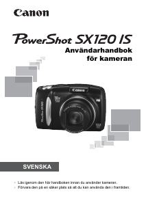 Bruksanvisning Canon PowerShot SX120 IS Digitalkamera